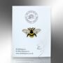 Enamel Bee Pin Badge, Bee Brooch, Birthday, Christmas Gift For Bee Lovers, thumbnail 4 of 8