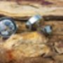 Watch Mechanism Cufflinks, Moving Parts And Glass Face, thumbnail 5 of 8