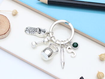 Personalised Personal Trainer Keyring Pt Thank You Gift, 2 of 10