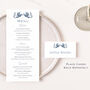 Wedding Menu Cards, thumbnail 4 of 6