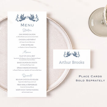 Wedding Menu Cards, 4 of 6