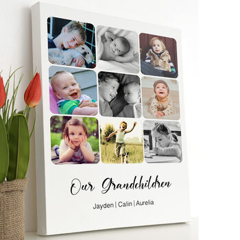 Personalised Grandchildren Photo Collage, 7 of 8