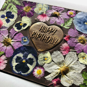 ‘Happy Birthday’ Highlighted Heart Fudgy Brownie, 2 of 4