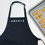 Personalised Kids Apron With Name, thumbnail 4 of 10