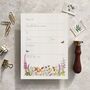 Wildflower Letters Ready To Write Party Invitations, thumbnail 8 of 9