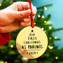 First Christmas As Parents Christmas Decoration Bauble, thumbnail 2 of 7