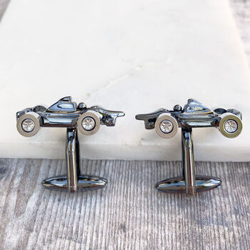 Black Formula One Cufflinks, 4 of 5