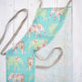 Personalised Elephant Linen Apron, thumbnail 4 of 10