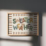 Sweater Weather Print | Cosy Seasonal Typography Poster, thumbnail 4 of 6