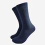 Men's Bamboo Socks Navy Blue, thumbnail 2 of 5