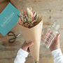 Dried Flower Bouquet With Apothecary Bottle Vase, thumbnail 3 of 5