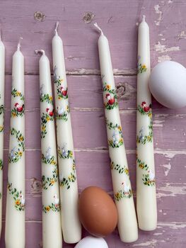 Hand Painted Easter Animals Candles, 5 of 6