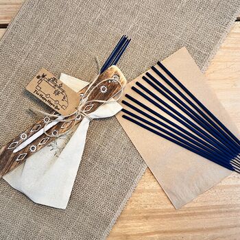 Lavender And Bergamot Hand Dipped Incense Sticks Vegan, 6 of 12