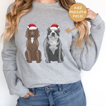 Personalised Bernese Mountain Dog Christmas Sweatshirt, 7 of 10