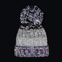 Asexual Colours Fleece Lined Reflective Bobble Hat, thumbnail 2 of 2