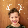 Christmas Antler Wall Decal Sticker, thumbnail 5 of 8