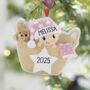Personalised New Baby Christmas Decoration, thumbnail 1 of 6