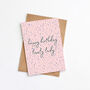 'Lovely Lady' Birthday Card, thumbnail 1 of 1