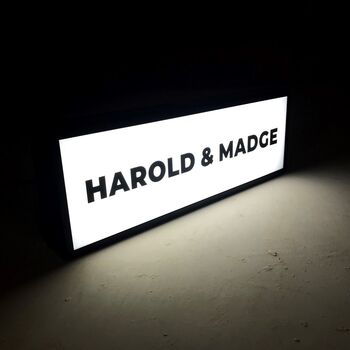 Personalised Name Lightbox Sign, 3 of 8