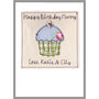 Personalised Cake 1st Or Any Birthday Card For Girl, thumbnail 9 of 12