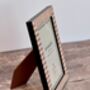 Natalini Pink And Cream Striped Photo Frame, thumbnail 3 of 4