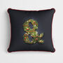 Christmas Garland Letter Alphabet Cushion, thumbnail 5 of 11