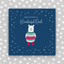 Happy Christmas Wonderful Dad Card, thumbnail 1 of 3