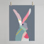Hare Art Print, thumbnail 2 of 3