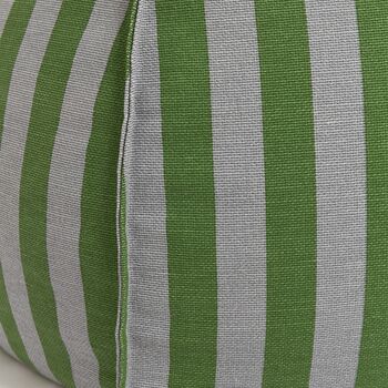 Vibes Kids Round Beanbag Green Blue Stripes, 2 of 2