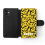 Personalised Leather Smiley Design Wallet Flip Case, thumbnail 4 of 9