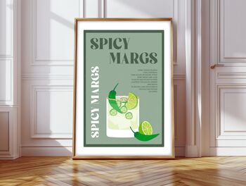 Spicy Margs Cocktail Print, 7 of 10