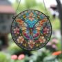 Butterfly Stained Glass Effect Suncatcher, thumbnail 2 of 6