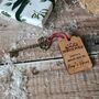 Personalised Santa's Magic Key Christmas Decoration, thumbnail 2 of 4