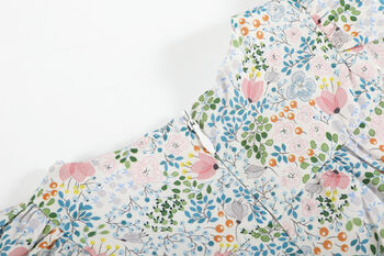Inger Soft Blue Floral Sunsuit, 5 of 6
