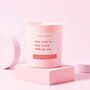 Cat Lover Gift Candle Just Want To Stay In Bed With My Cat, thumbnail 1 of 6
