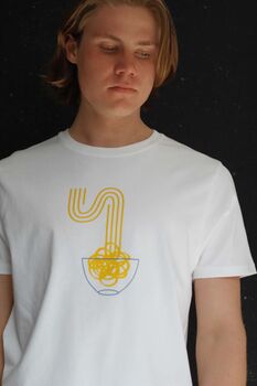 Noodle T Shirt With Ramen Bowl Graphic For Foody, 5 of 7