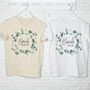 Bride To Be Eucalyptus Wreath T Shirt, thumbnail 2 of 3