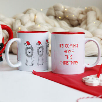 It's Coming Home Christmas Mug, 2 of 5