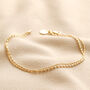 Double Layer Ball Chain Bracelet In Gold, thumbnail 2 of 6