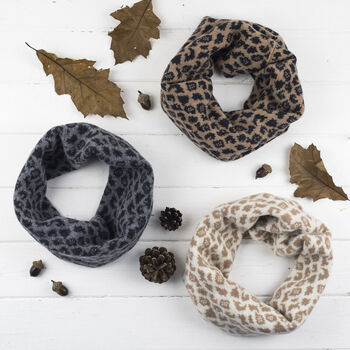Leopard Knitted Snood/Cowl, 8 of 8
