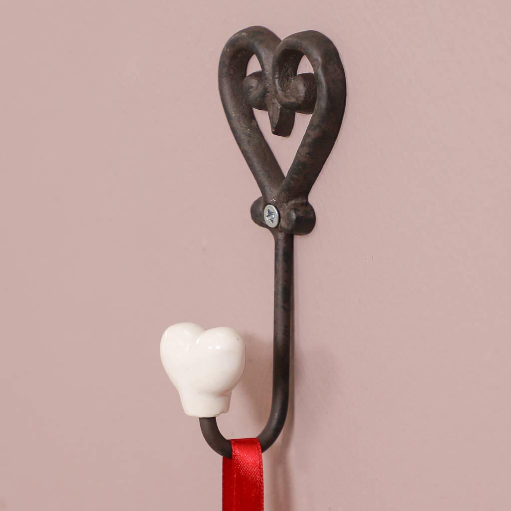 cast iron heart hook by dibor