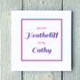Personalised Heathcliff And Cathy Greetings Card, thumbnail 1 of 2
