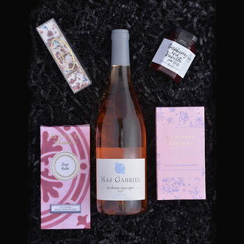 Organic Rosé Wine And Sweets Hamper, 2 of 8