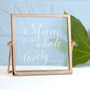 Personalised Mum's Rose Gold Plated Frame, thumbnail 11 of 12