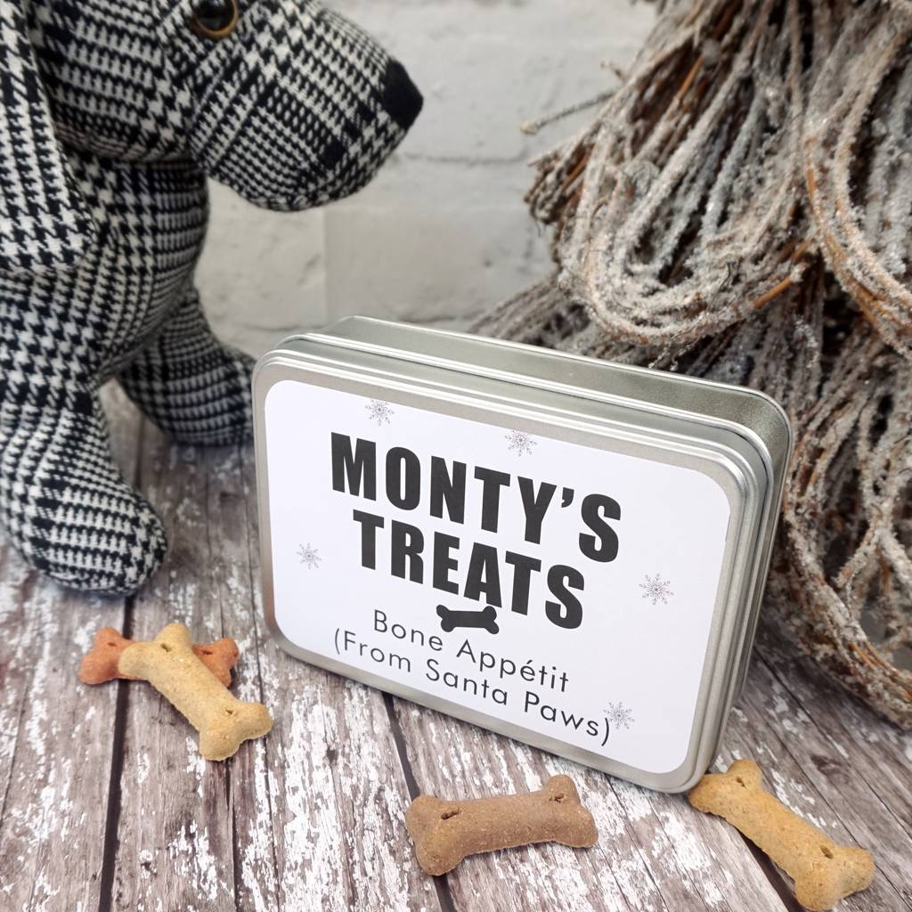 Personalised Dog Treat Biscuit Tin, 1 of 5