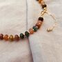 Indian Agate Beaded Necklace, thumbnail 5 of 5