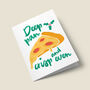 'Deep Pan' Pizza Christmas Card, thumbnail 6 of 6