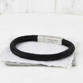 Personalised Men's Infinity Bracelet, 2 of 4