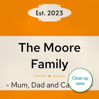 Family Print Personalised Book Cover Gift, 5 of 12