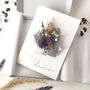 Happy Birthday Personalised Dried Flower Bouquet Card, thumbnail 4 of 10